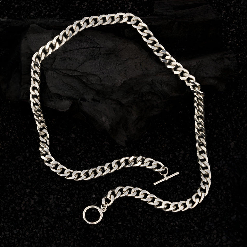 Silver Plated Cuban Style Thick  Men