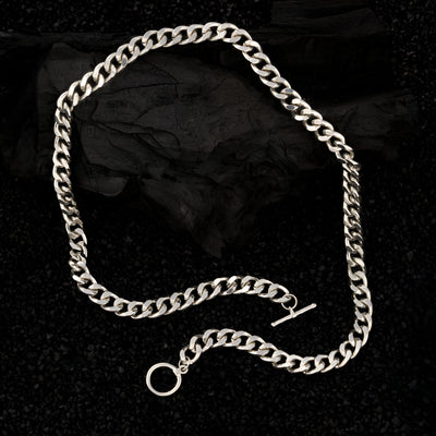 Silver Plated Cuban Style Thick  Men