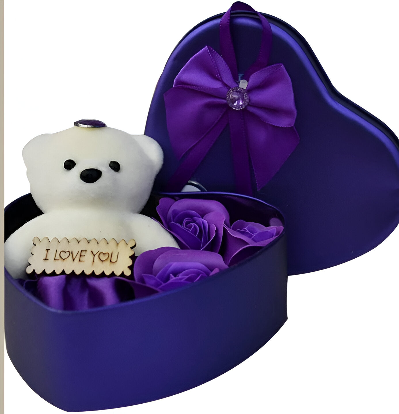 Small Bear Rose Gift Box