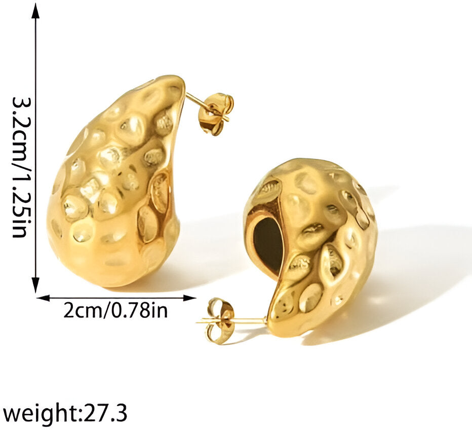 Tear drop Anti Tarnish Earrings