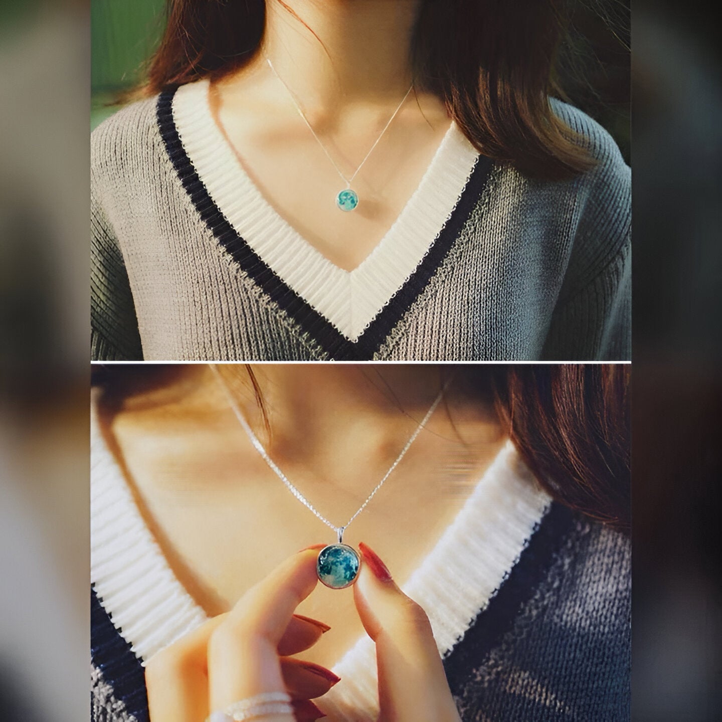 Glowing Moon Necklace