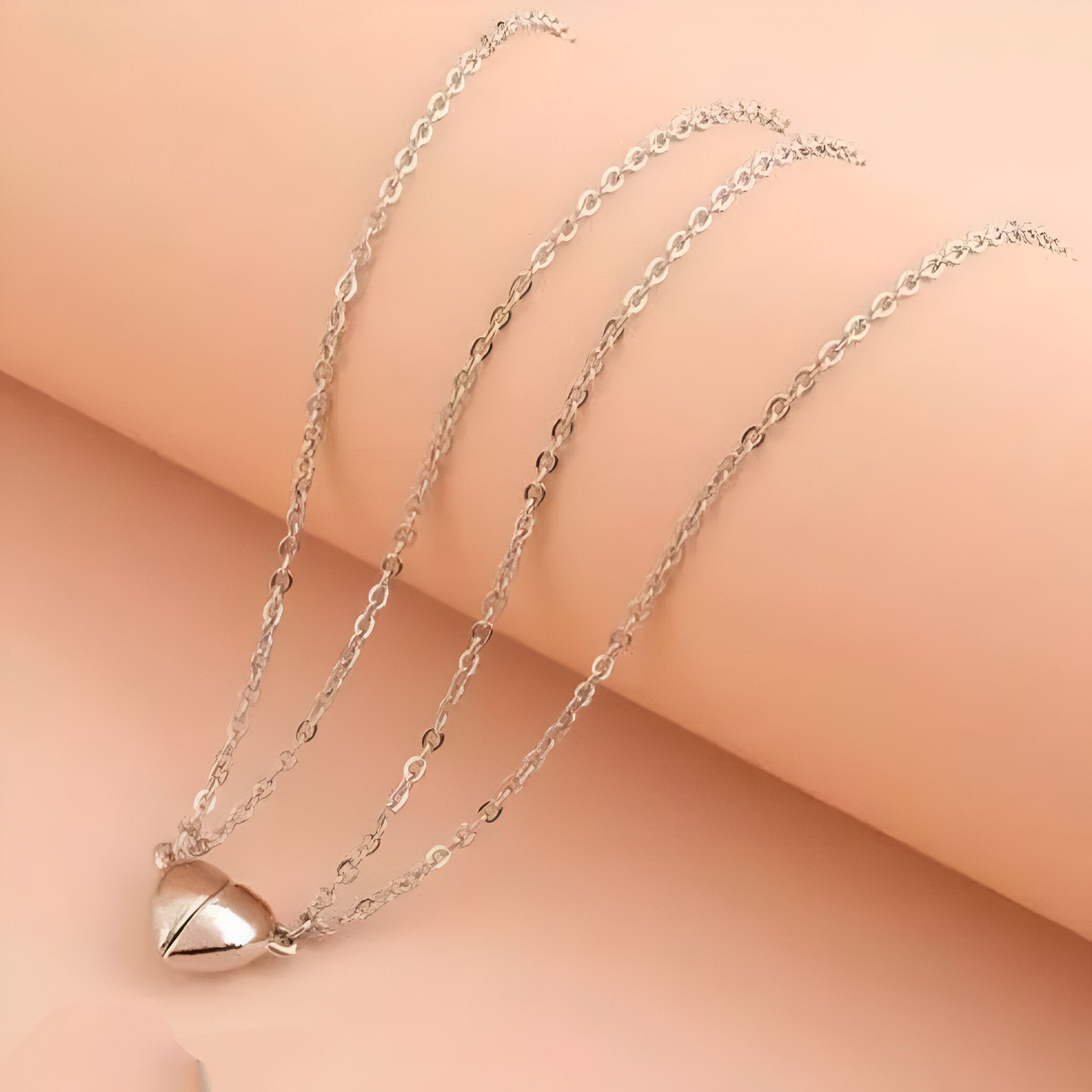 Fashion Heart Couple Necklace for Women & Men