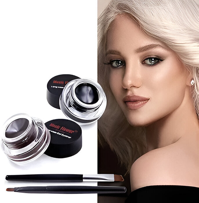 Music Flower gel eyeliner 6g (Black & Brown) (Combo)