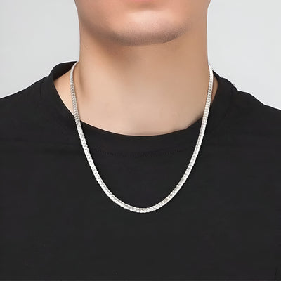 Glowing Silver Plated Chain
