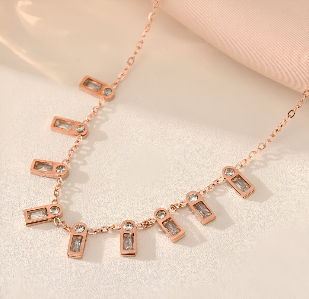 AURI Rose Gold Plated Necklace