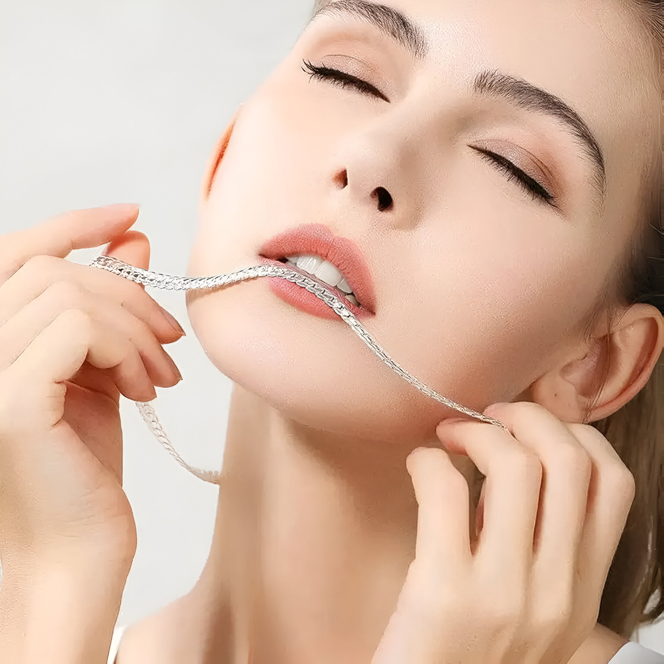 Glowing Silver Plated Chain