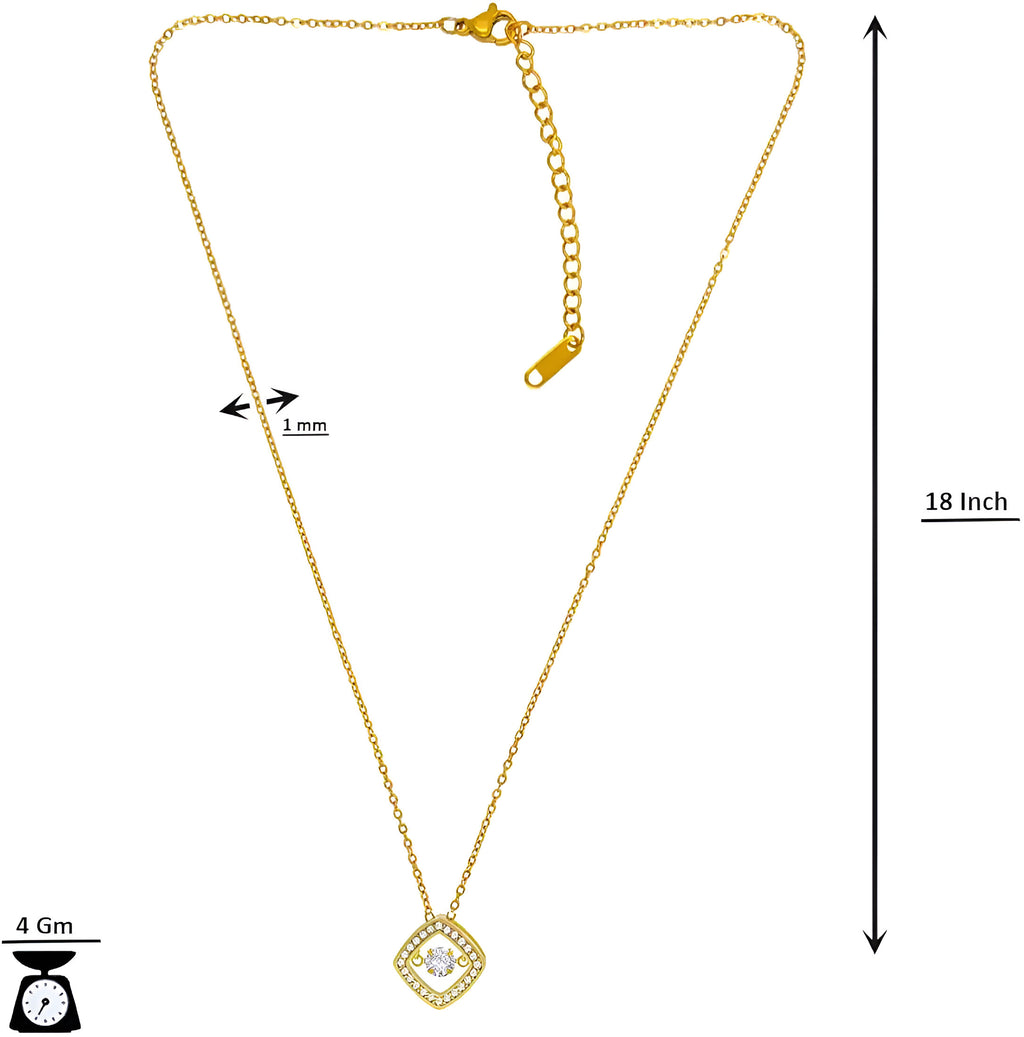 Auri American Diamond Necklace