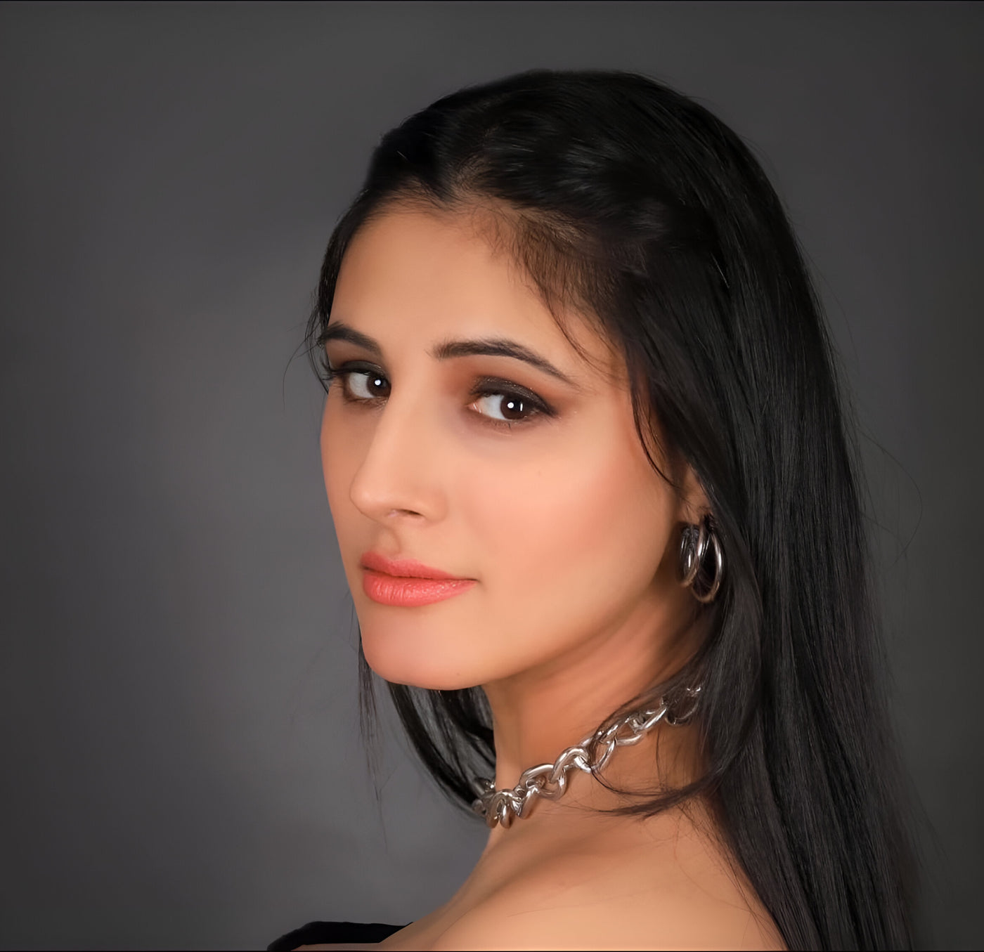 Silver-Plated Tri-Hoop Earrings
