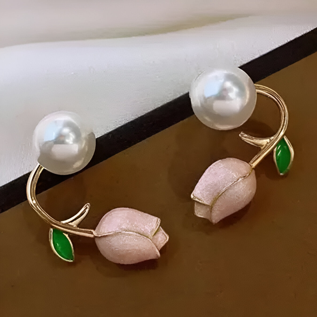 Eira Rose Stud Earrings