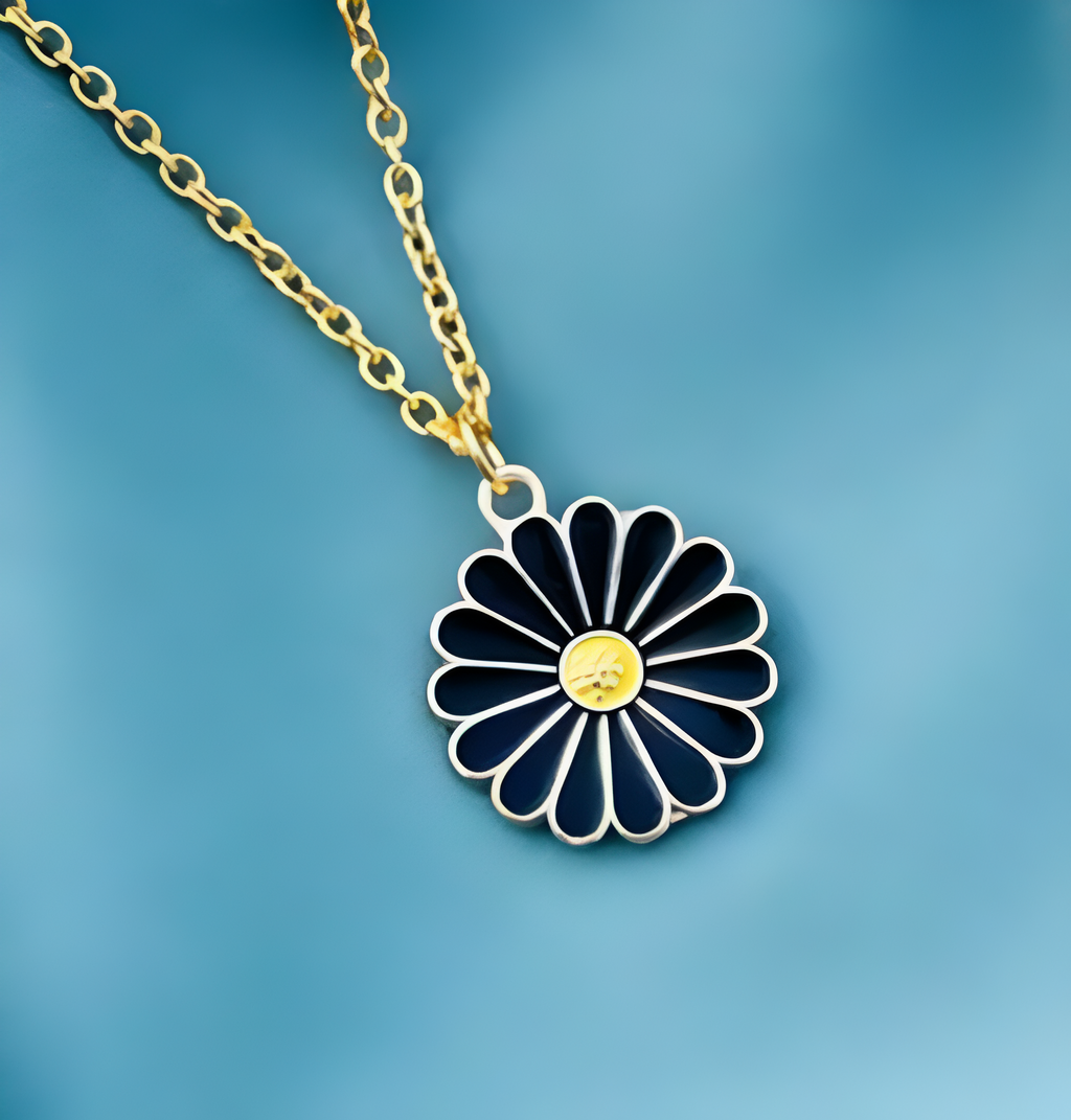 Sunflower Pendant Necklace