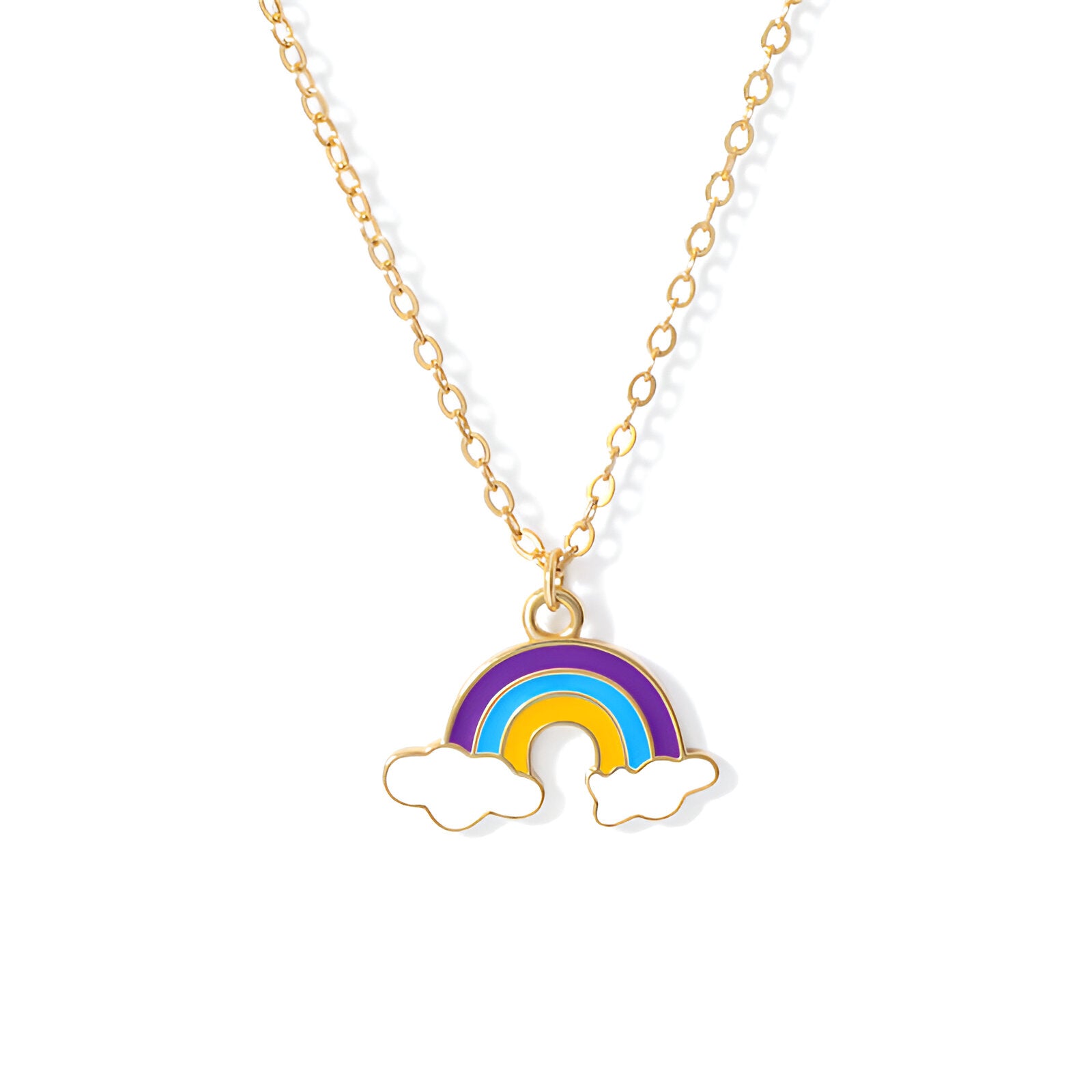 Rainbow Pendant Necklace