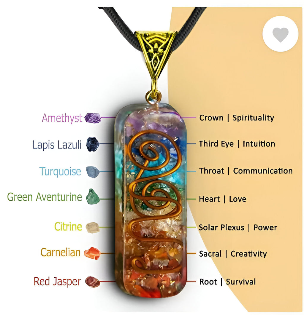 Titanium Quartz Stone Pendant