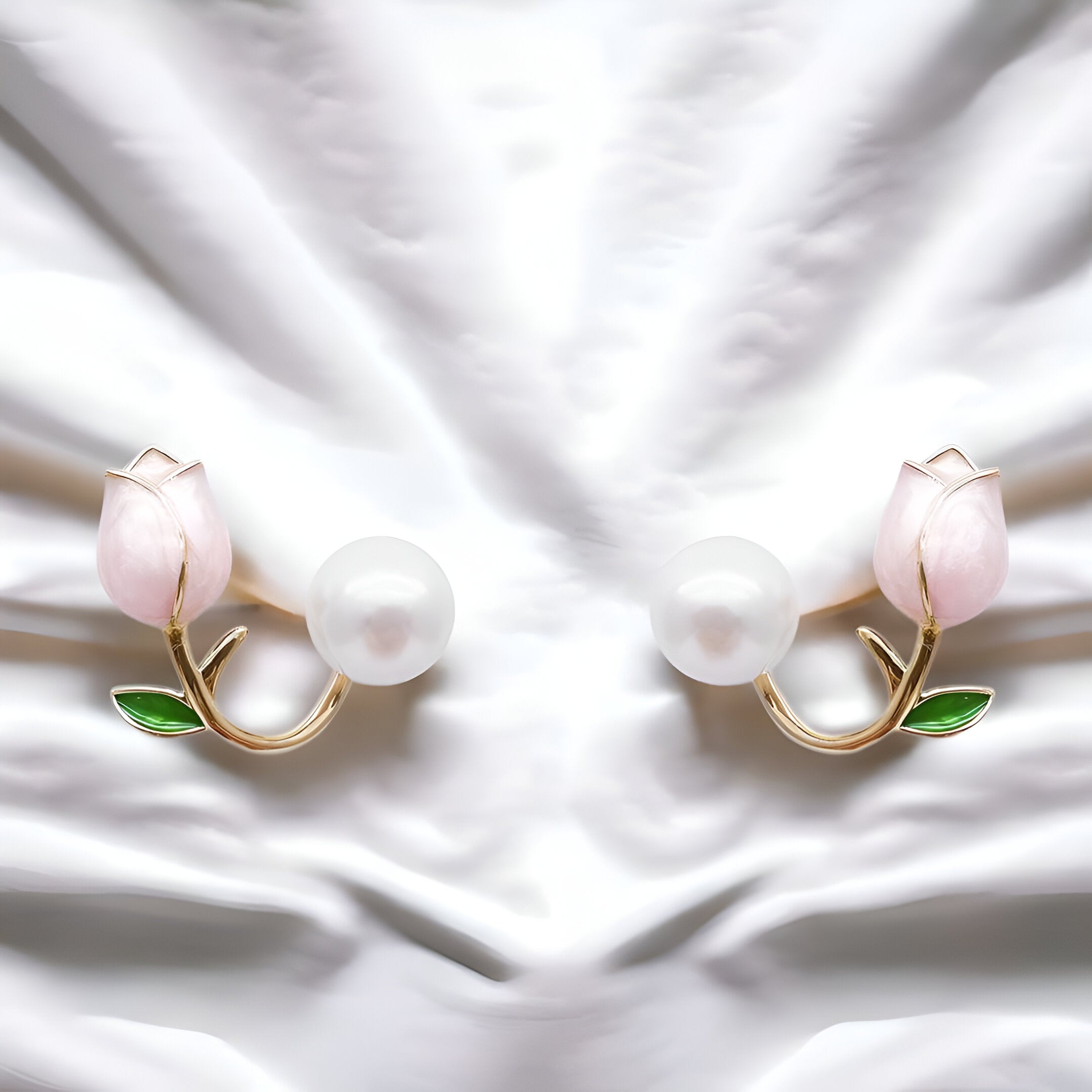 Eira Rose Stud Earrings