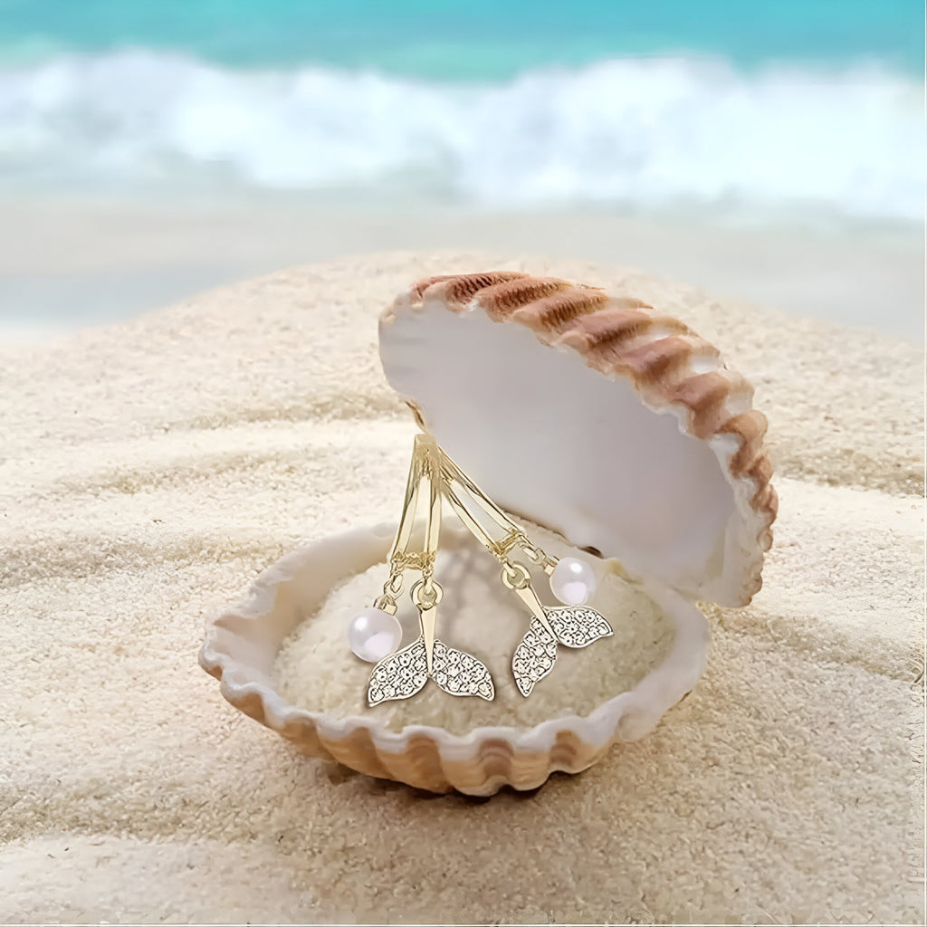 Ivia Cubic Zirconia Fishtail Earrings