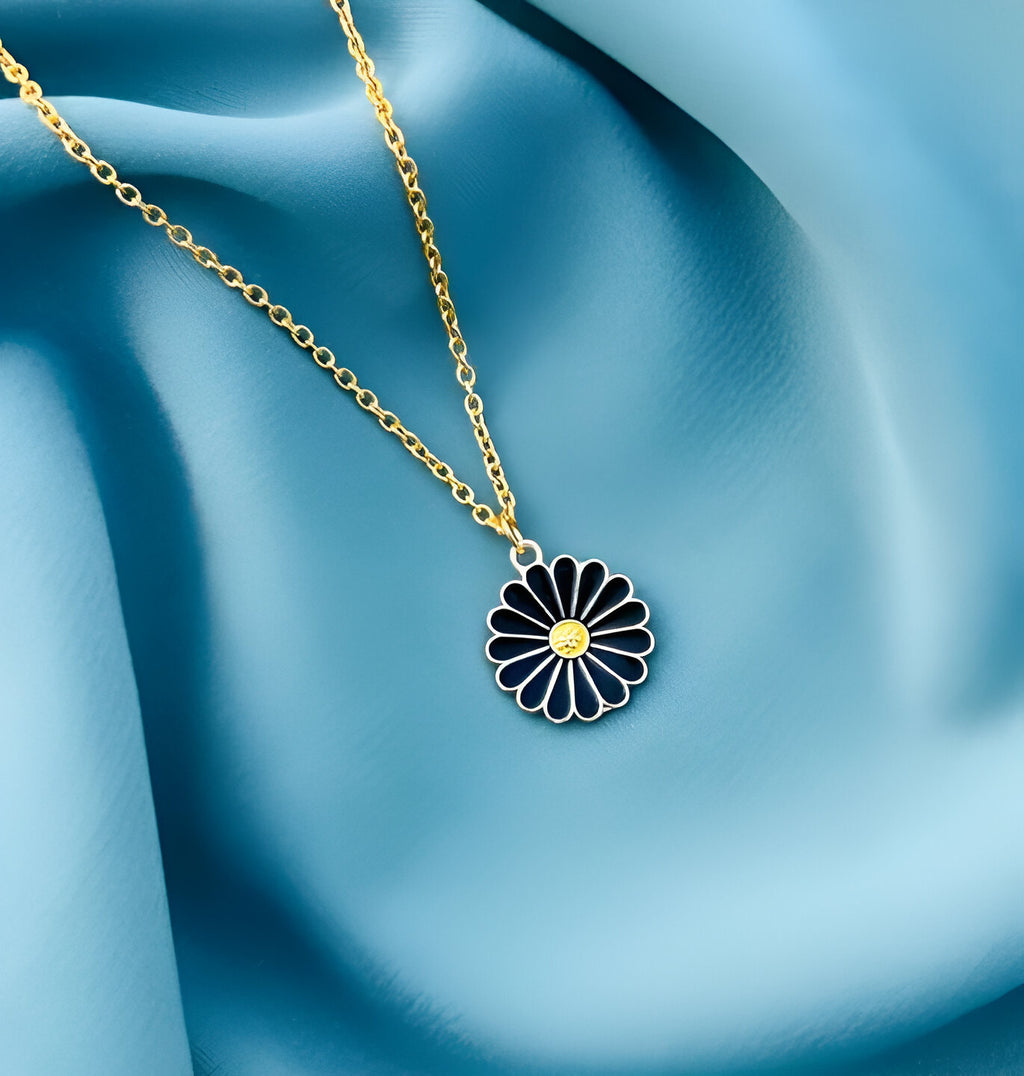 Sunflower Pendant Necklace