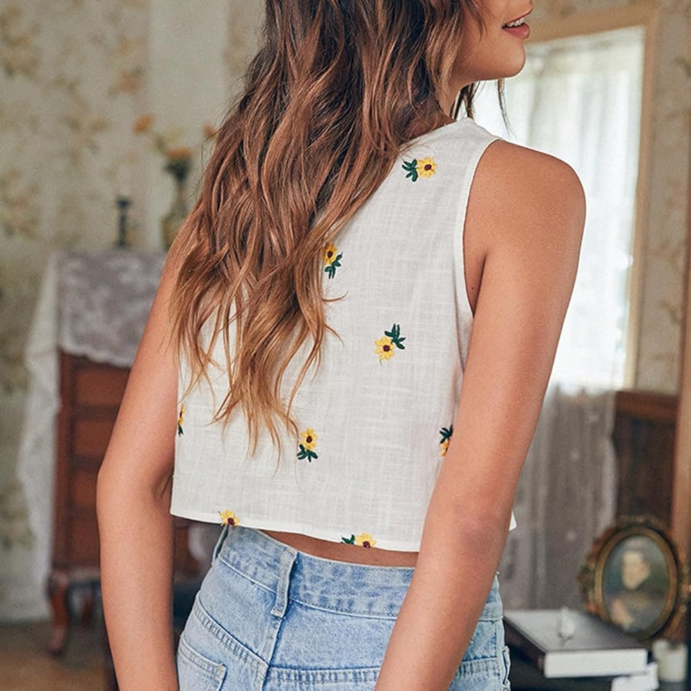 GulAura Printed Cotton Regular Fit Top For Woman