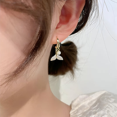 Ivia Cubic Zirconia Fishtail Earrings