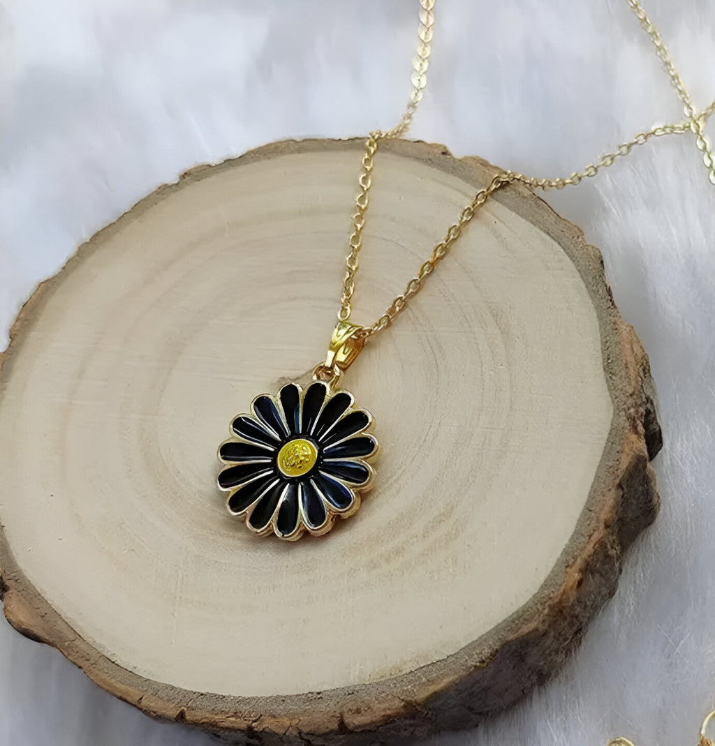 Sunflower Pendant Necklace